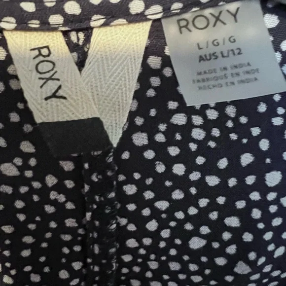 NWOT  MIDI Roxy wrap around dress w/ pockets Sz Large (12) - Picture 6 of 13